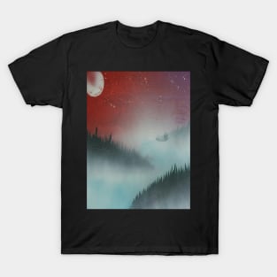 Misty pine river T-Shirt